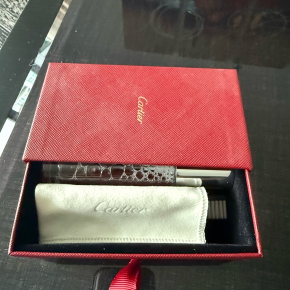 Cartier Silver Watch with Blue Accents - Picture 12 of 16